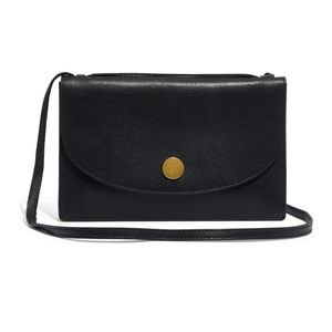 Madewell slim convertible crossbody bag in black